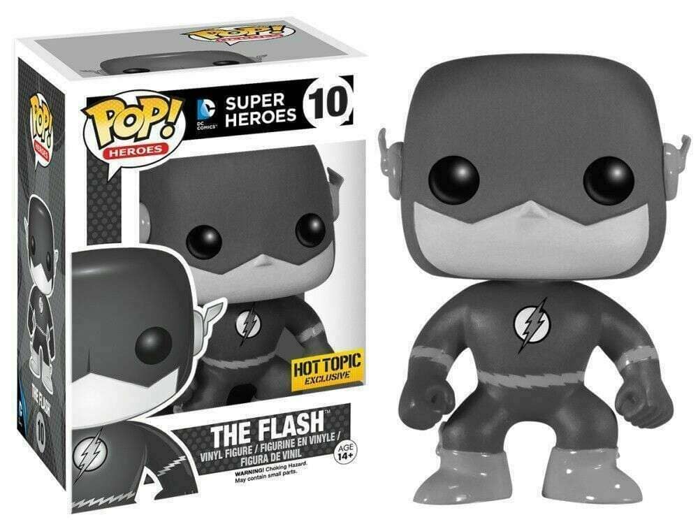 DC Super Heroes The Flash (Black & White) Exclusive Funko Pop! #10 - Undiscovered Realm