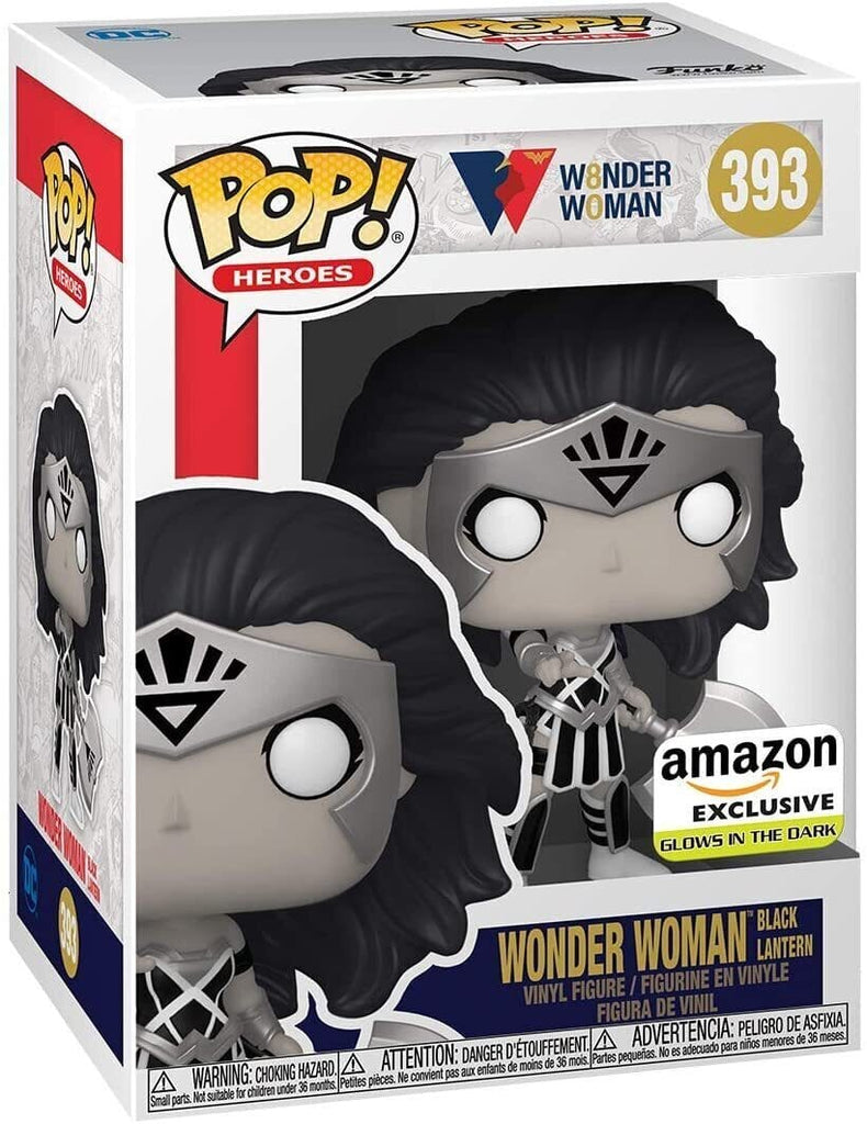 DC Wonder Woman (Black Lantern) Glow Exclusive Funko Pop! #393 - Undiscovered Realm