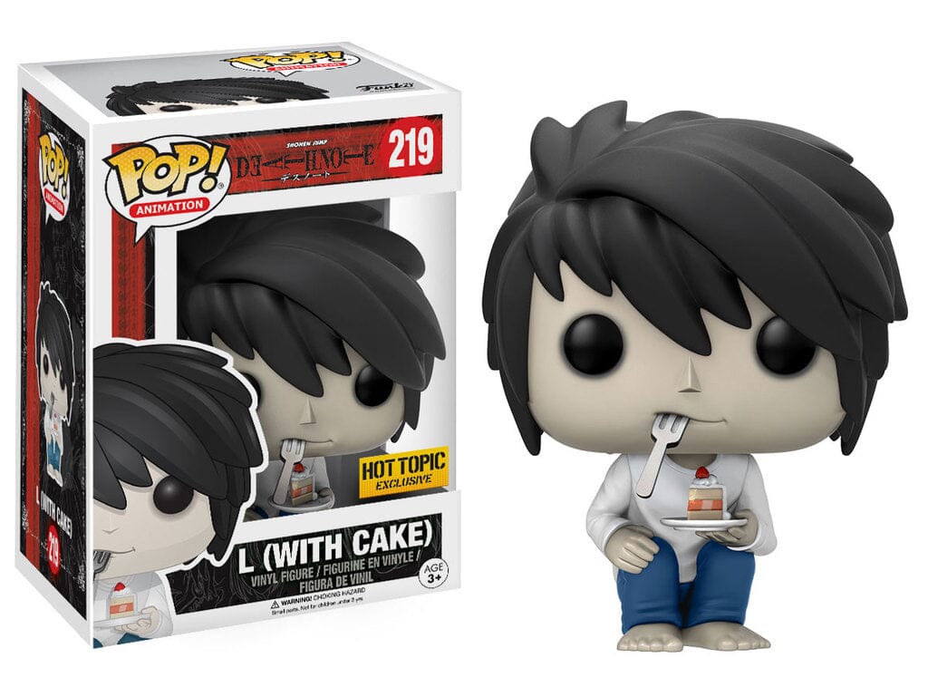 Death Note L (With Cake) Exclusive Funko Pop! #219 - Undiscovered Realm