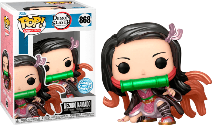 Demon Slayer Nezuko Kamado (Metallic) Exclusive Funko Pop! #868 - Undiscovered Realm