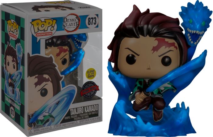 Demon Slayer Tanjiro Kamado (Constant Flux) (Glow) Exclusive Funko Pop! (Special Edition Sticker) #873 - Undiscovered Realm