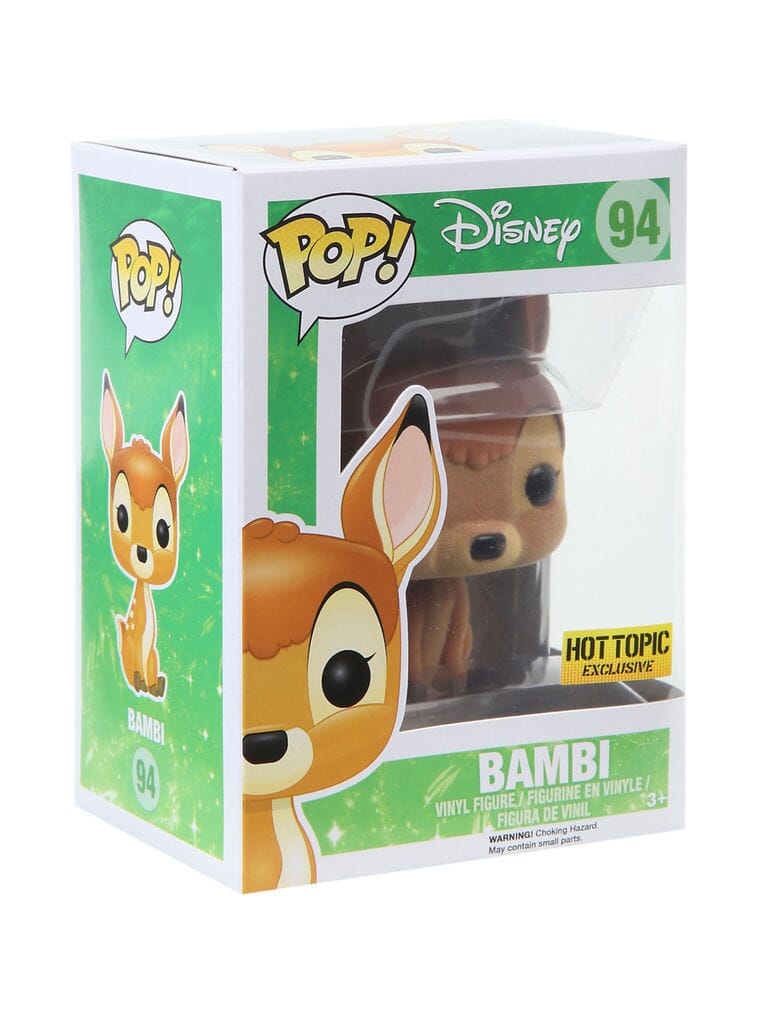 Disney Bambi Flocked Exclusive Funko Pop! #94 - Undiscovered Realm