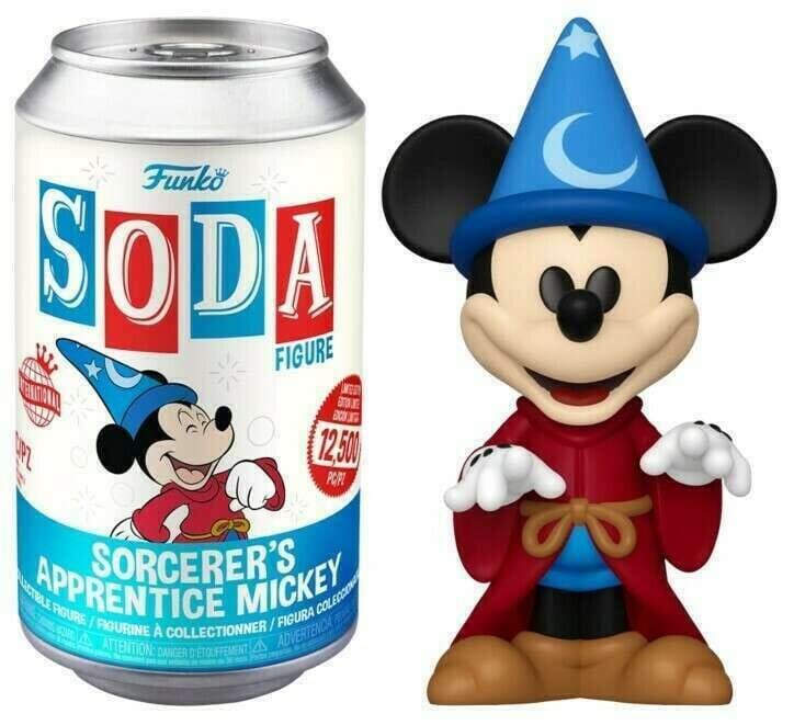 Disney Fantasia Sorcerer’s Apprentice Mickey Funko Vinyl Soda (Opened Can) - Undiscovered Realm