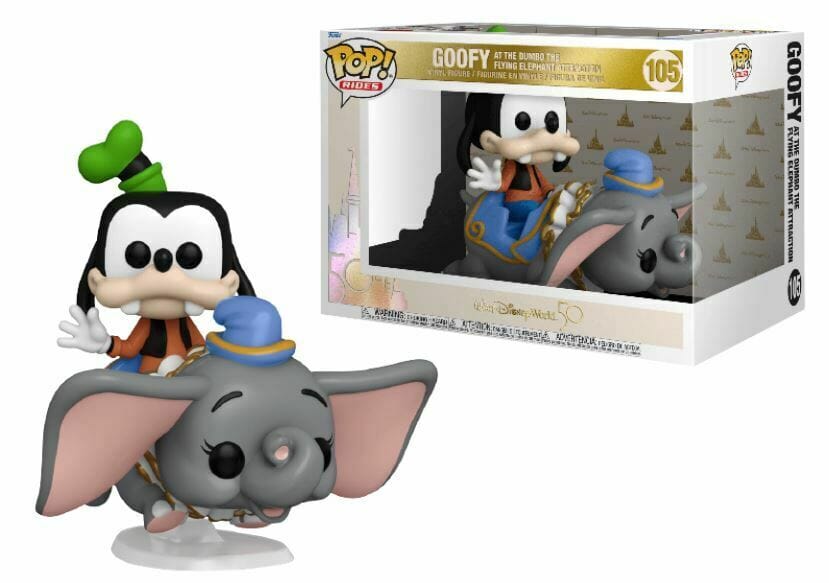 Disney Goofy At The Dumbo The Flying Elephant Attraction Funko Pop! Ride #105 - Undiscovered Realm