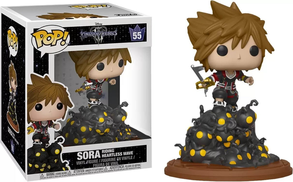 Disney Kingdom Hearts 3 Sora Riding Heartless Wave Exclusive Funko Pop! #55 - Undiscovered Realm