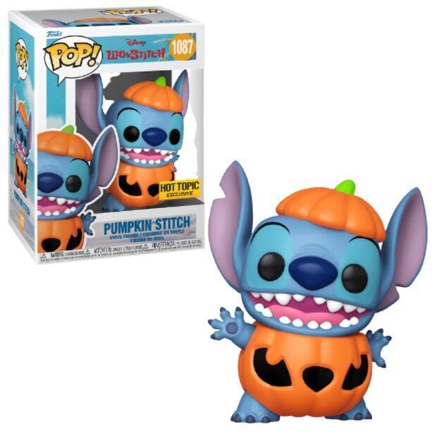 Disney Lilo and Stitch Pumpkin Stitch Exclusive Funko Pop! #1087 - Undiscovered Realm