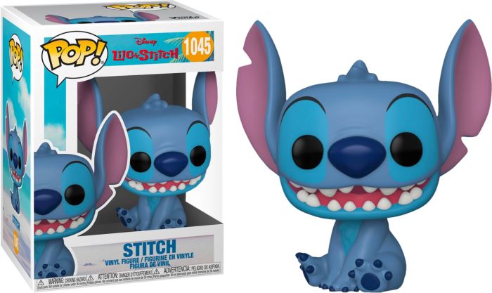 Disney Lilo & Stitch Seated Stitch (Smiling) Funko Pop! #1045 - Undiscovered Realm