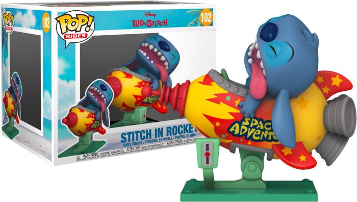 Disney Lilo & Stitch Stitch in Rocket Funko Pop! Ride #102 - Undiscovered Realm