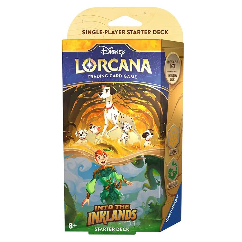 lorcana starter decks where to buy Disney Lorcana Into the Inklands Amber & Emerald Starter Deck