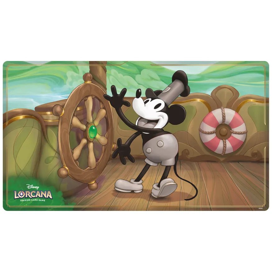 Disney Lorcana - Mickey Mouse (Steamboat Willie) Playmat - Undiscovered Realm