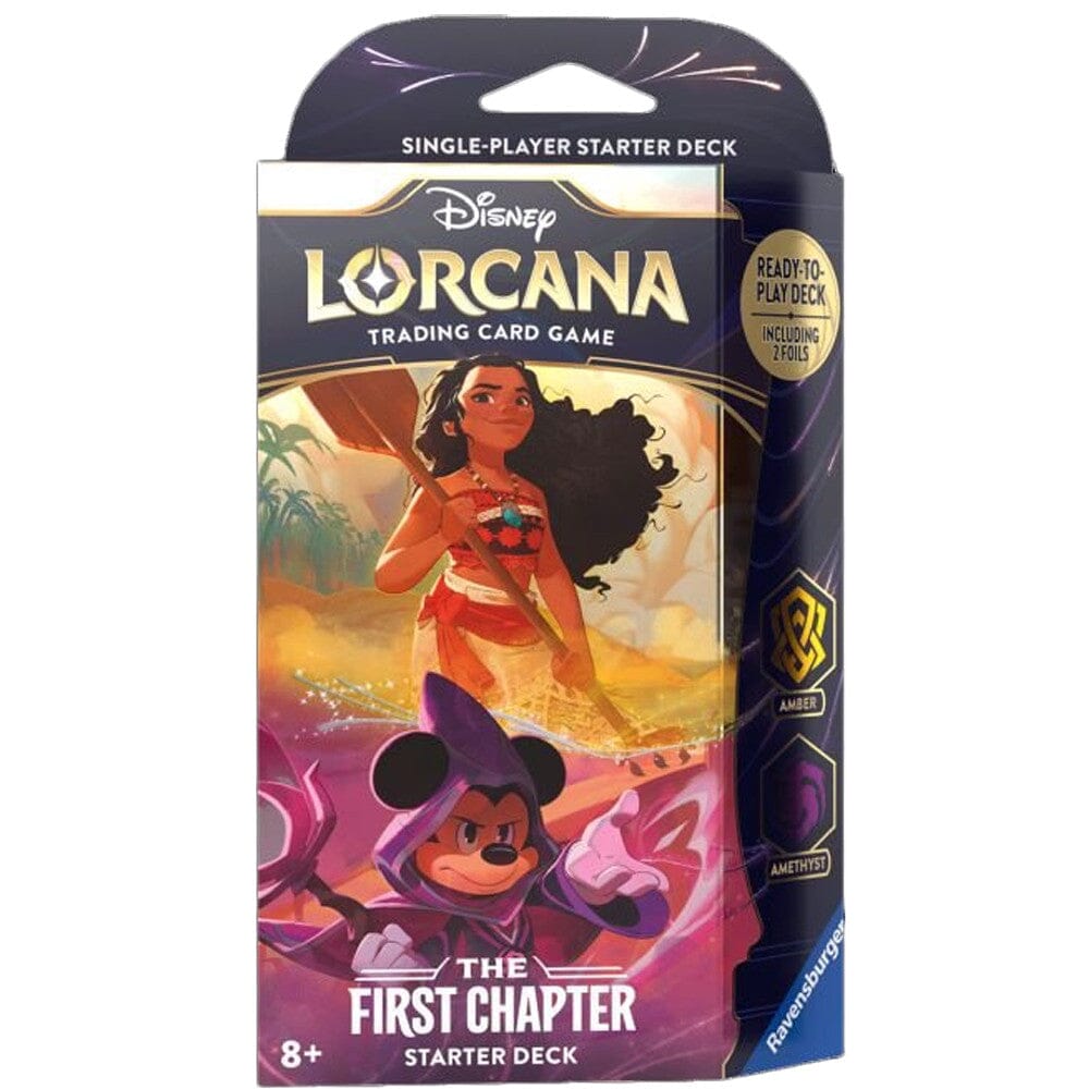 Disney Lorcana TCG: The First Chapter Amber & Amethyst Starer Deck - Undiscovered Realm