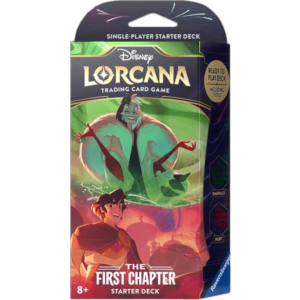 Disney Lorcana TCG: The First Chapter Emerald & Ruby Starer Deck - Undiscovered Realm