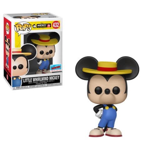 Disney Mickey 90th Little Whirlwind Mickey NYCC (Official Sticker) Exclusive Funko Pop! #432 - Undiscovered Realm