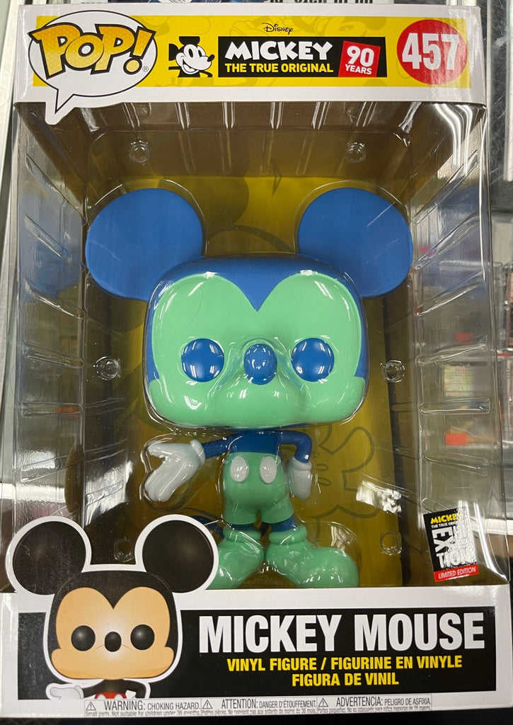 Disney Mickey Mouse (Blue & Green) 10 Inch NYC Exhibition Exclusive Funko Pop! #457 - Undiscovered Realm