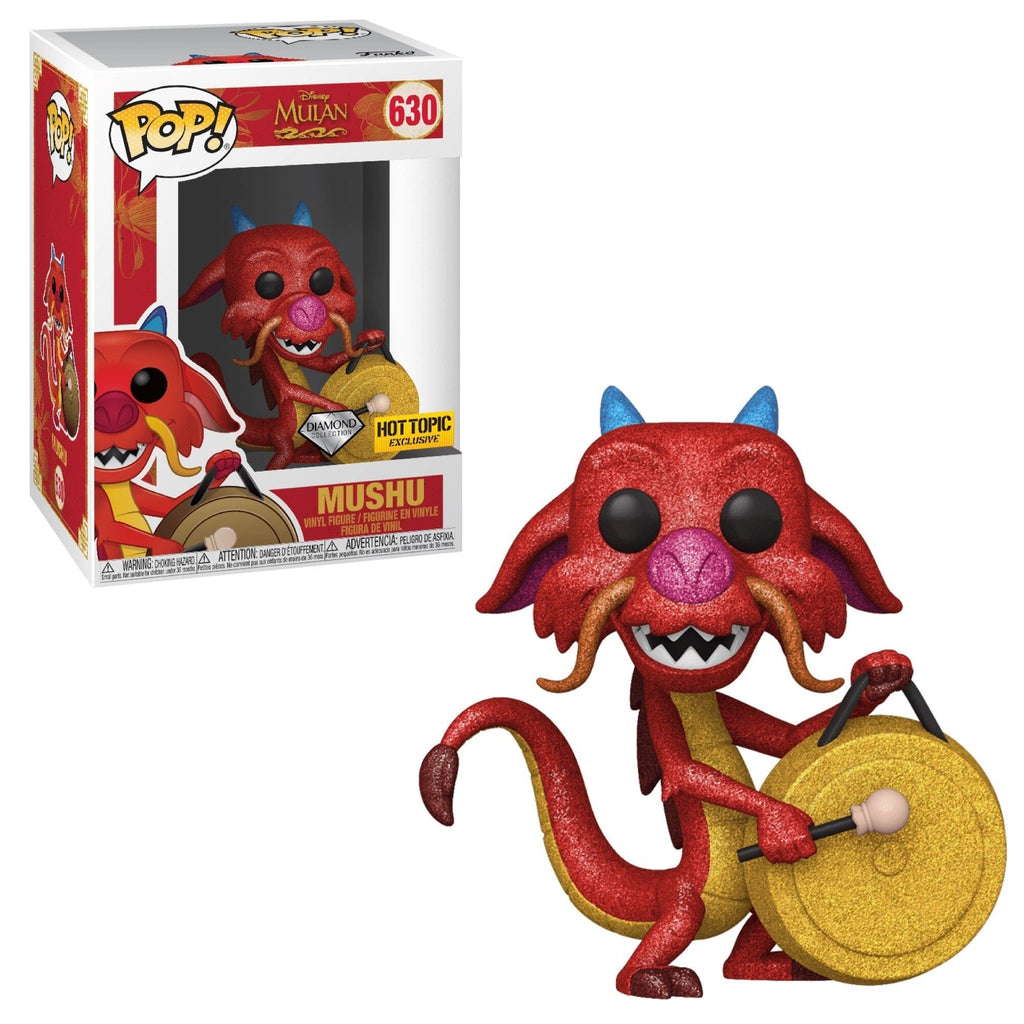 Disney Mulan Mushu Diamond Collection Exclusive Funko Pop! #630 - Undiscovered Realm