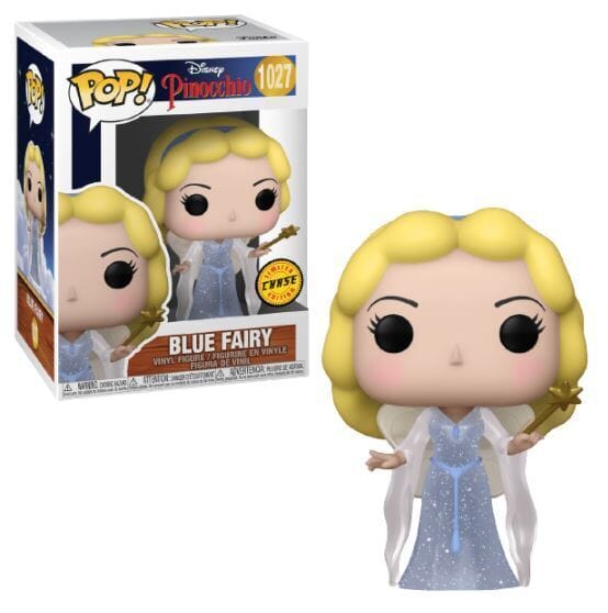 Disney Pinocchio Blue Fairy (Glitter) Chase Funko Pop! #1027 - Undiscovered Realm