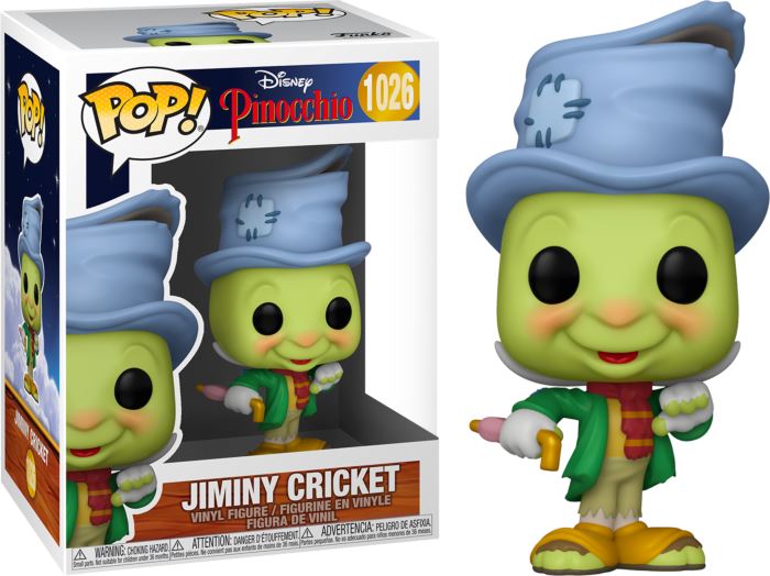 Disney Pinocchio Jiminy Cricket (Street) Funko Pop! #1026 - Undiscovered Realm