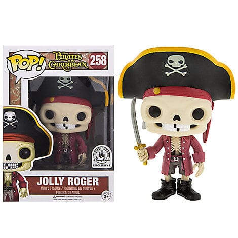 Disney Pirates of the Caribbean Jolly Roger Exclusive Funko Pop! #258 - Undiscovered Realm