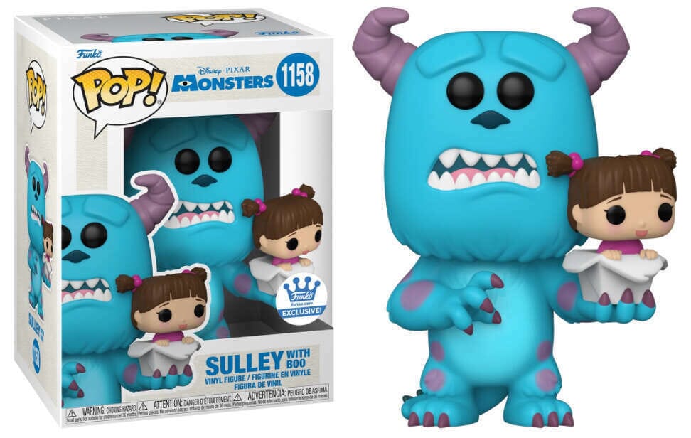 Disney Pixar Monsters Sulley with Boo Exclusive Funko Pop! #1158 - Undiscovered Realm