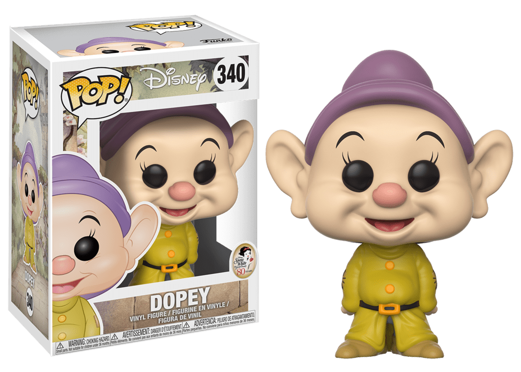 Disney Snow White and the Seven Dwarfs Dopey Funko Pop! #340 - Undiscovered Realm
