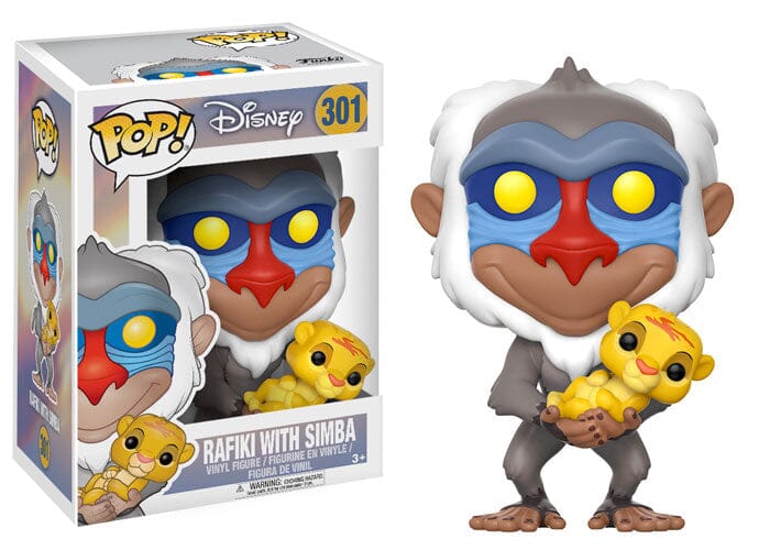 Disney The Lion King Rafiki with Simba Funko Pop! #301 - Undiscovered Realm