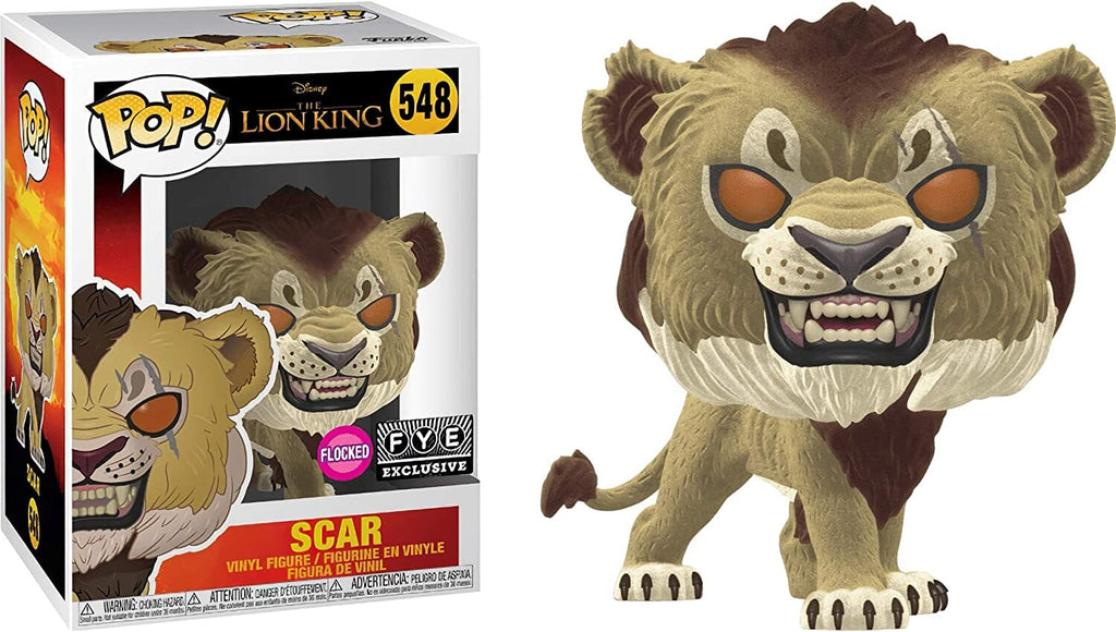 Disney The Lion King Scar (Flocked) Exclusive Funko Pop! #548 - Undiscovered Realm