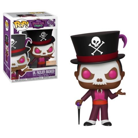 Disney The Princess And The Frog Dr. Facilier (Masked) Exclusive Funko Pop! #508 - Undiscovered Realm