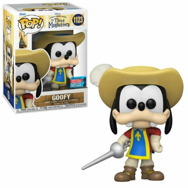 Disney The Three Musketeers Goofy Fall Convention Exclusive Funko Pop! #1123 - Undiscovered Realm