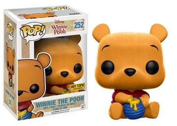 Disney Winnie The Pooh Sitting Flocked Exclusive Funko Pop! #252 - Undiscovered Realm