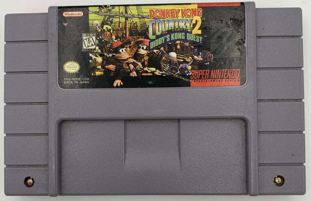 Donkey Kong Country 2 Diddy’s Kong Quest for the Super Nintendo (SNES) (Loose Game) - Undiscovered Realm