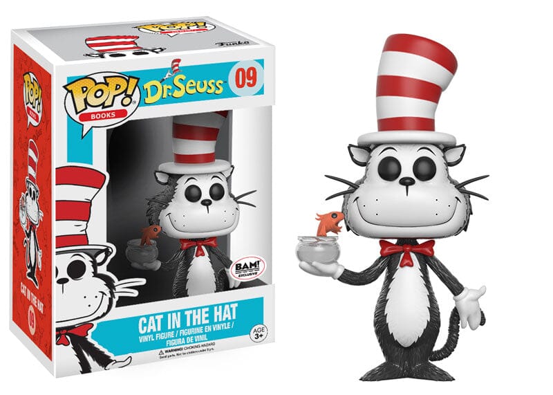 Dr. Seuss Cat in the Hat (Fish Bowl) Exclusive Funko Pop! #09 - Undiscovered Realm