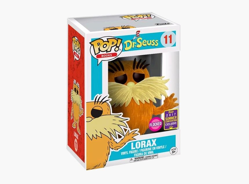 Dr Seuss Lorax (Flocked) Summer Convention Funko Pop! #11 - Undiscovered Realm