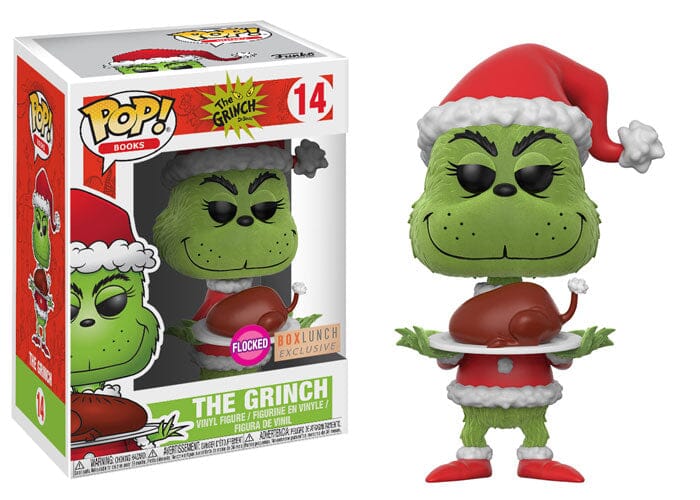 Dr. Seuss The Grinch with Roast Beast Flocked Exclusive Funko Pop! #14 - Undiscovered Realm