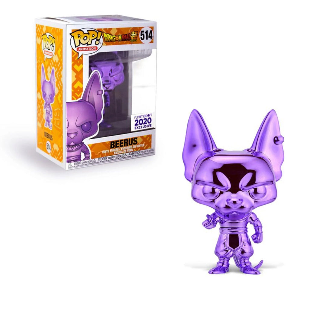 Dragon Ball Super Beerus Purple Chrome Exclusive Funko Pop! #514 - Undiscovered Realm