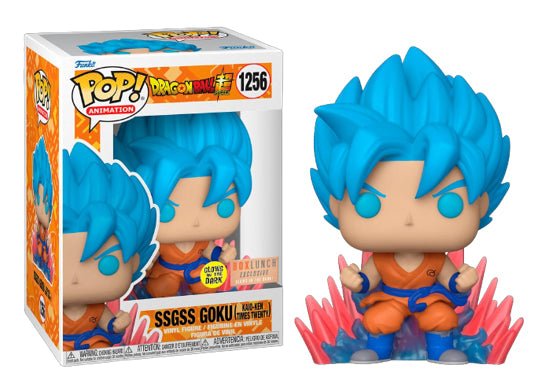 Dragon Ball Super SSGSS Goku (Kaio-Ken Times Twenty) Exclsuvie Funko Pop! #1256 - Undiscovered Realm