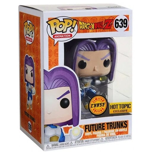 Dragon Ball Z Future Trunks with Dragonball Chase Metallic Exclusive Funko Pop! #639 - Undiscovered Realm