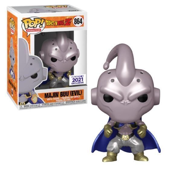 Dragon Ball Z Majin Buu (Evil) Metallic Exclusive Funko Pop! #864 - Undiscovered Realm