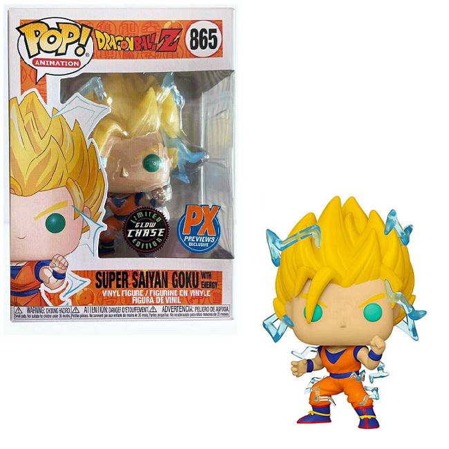 Dragon Ball Z Super Saiyan 2 Goku with Energy Glow Chase Exclusive Funko Pop! #865 - Undiscovered Realm