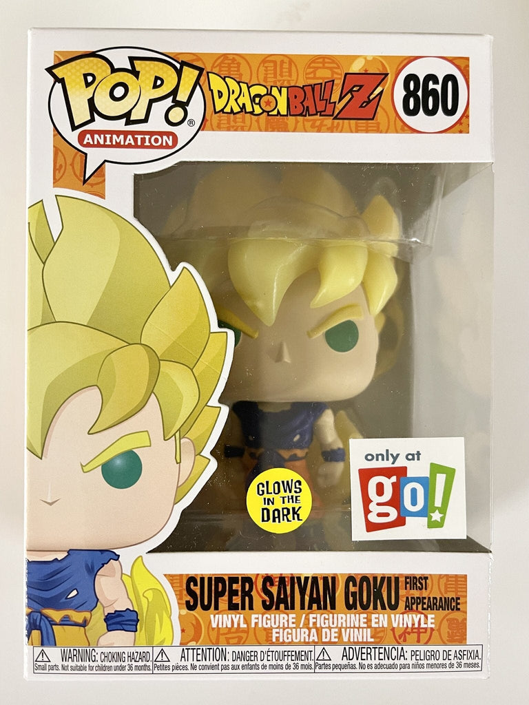 Dragon Ball Z Super Saiyan Goku First Appearance Glow Exclusive Funko Pop! #860 - Undiscovered Realm