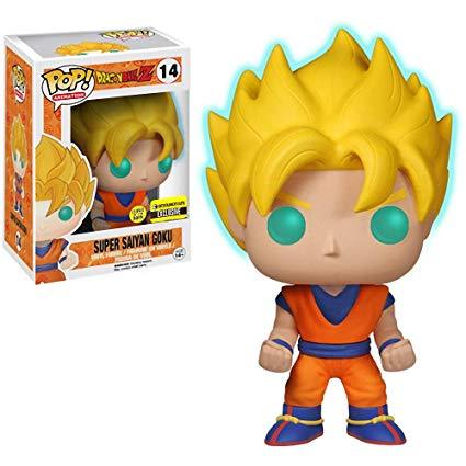 Dragon Ball Z Super Saiyan Goku Glow in the Dark Exclusive Funko Pop! #14 - Undiscovered Realm