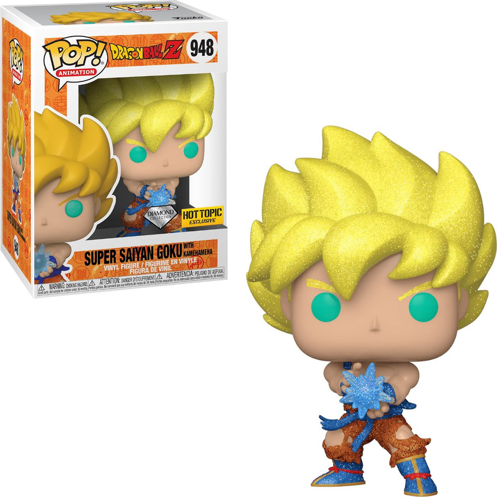 Dragon Ball Z Super Saiyan Goku with Kamehameha Diamond Exclusive Funko Pop! #948 - Undiscovered Realm