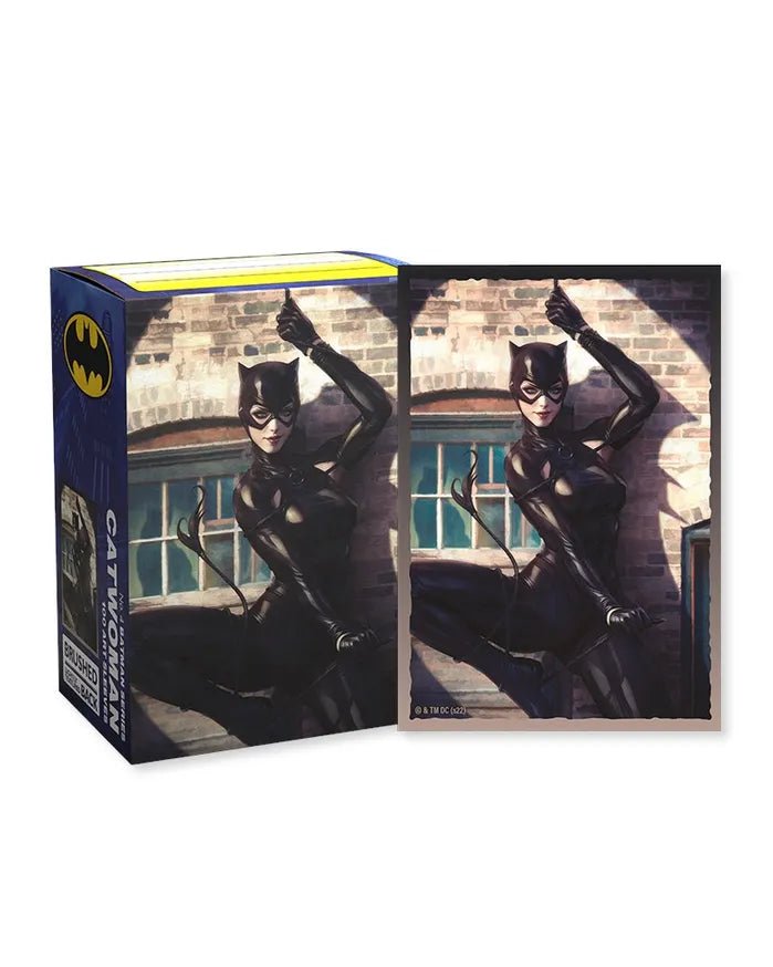 Dragon Shield Standard Size Card Sleeves 100 Count Brushed Art Matte DC Catwoman - Undiscovered Realm