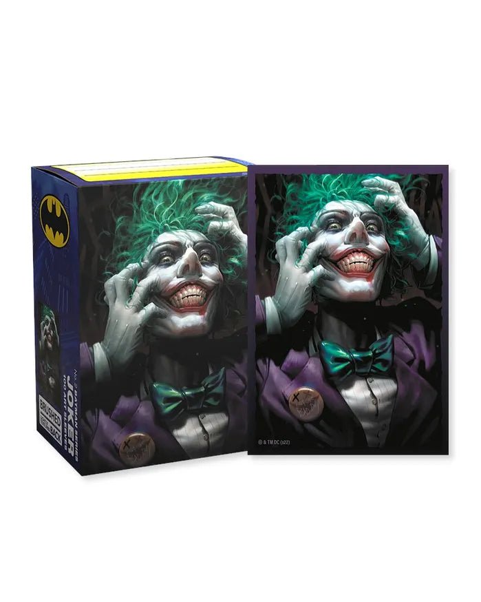 Dragon Shield Standard Size Card Sleeves 100 Count Brushed Art Matte DC The Joker - Undiscovered Realm