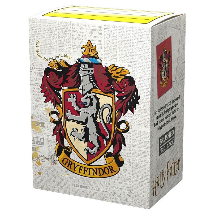 Dragon Shield Standard Size Card Sleeves 100 Count Brushed Art Matte Harry Potter: Gryffindor - Undiscovered Realm