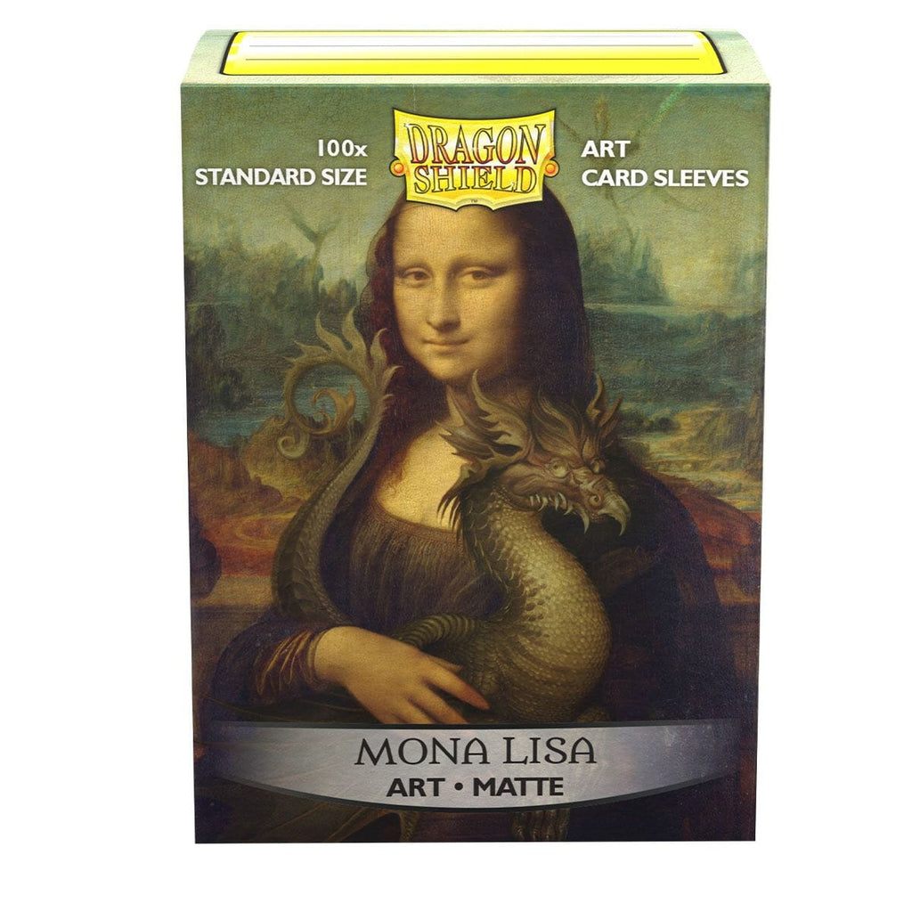 Dragon Shield Standard Size Card Sleeves 100 Count Brushed Art Matte Mona Lisa - Undiscovered Realm