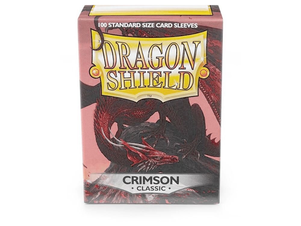 Dragon Shield Standard Size Card Sleeves 100 Count Classic Crimson - Undiscovered Realm