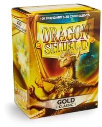 Dragon Shield Standard Size Card Sleeves 100 Count Classic Gold - Undiscovered Realm