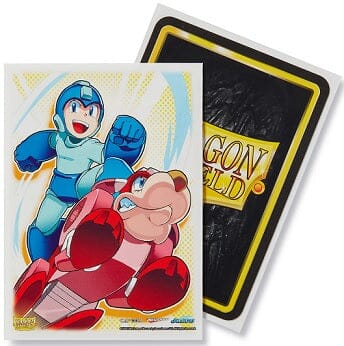 Dragon Shield Standard Size Card Sleeves 100 Count Classic MegaMan & Rush - Undiscovered Realm
