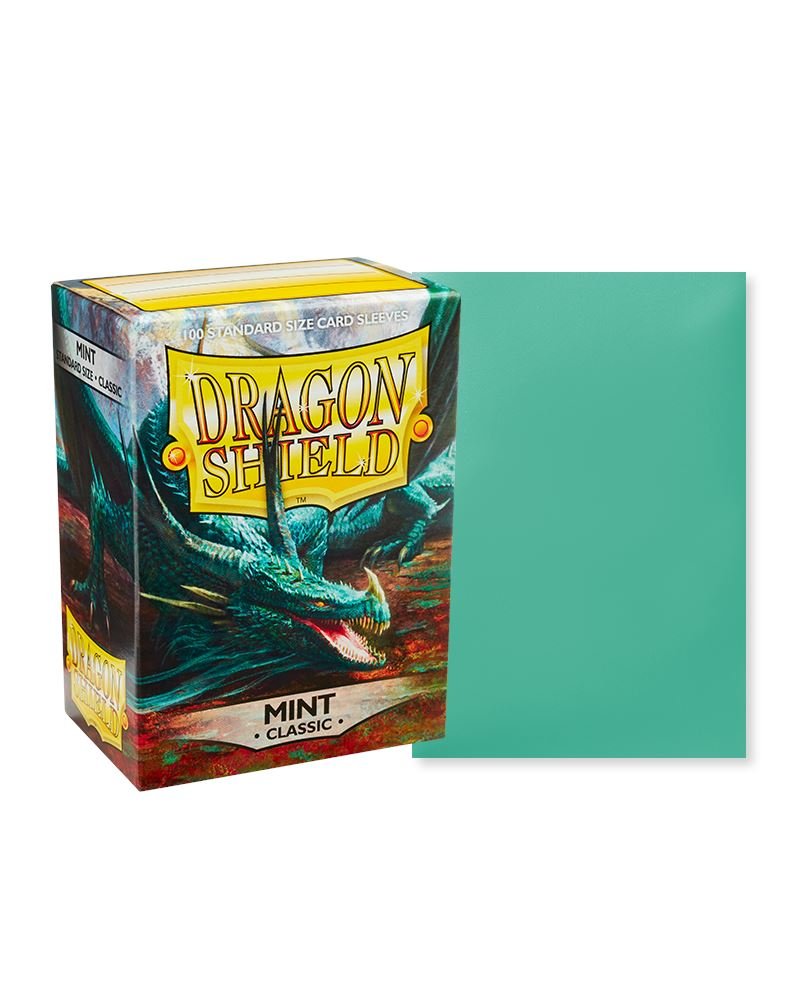 Dragon Shield Standard Size Card Sleeves 100 Count Classic Mint - Undiscovered Realm