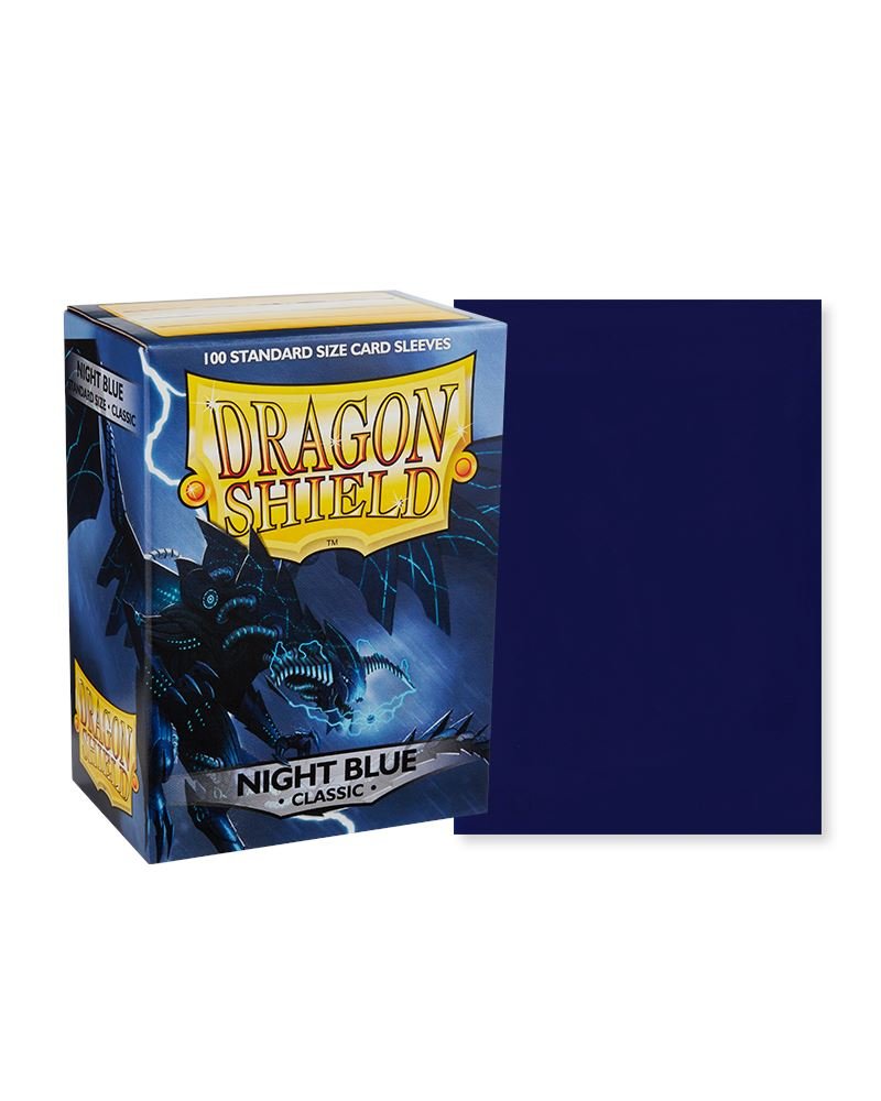 Dragon Shield Standard Size Card Sleeves 100 Count Classic Night Blue - Undiscovered Realm
